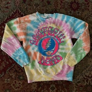 MadeWorn Grateful Dead Tie Dye Crewneck Sweater